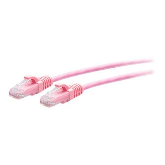 C2G 25ft (7.6m) Cat6a Snagless Unshielded (UTP) Slim Ethernet Network Patch Cable - Pink - Patch cable - RJ-45 (M) to RJ-45 (M) - 25 ft - 0.2 in - UTP - CAT 6a - molded, snagless - pink