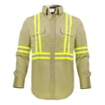 thumbnail image 1 of Flame Resistant FR High Visibility Shirt – 88%C/12%N – 7 oz twill, 1 of 3
