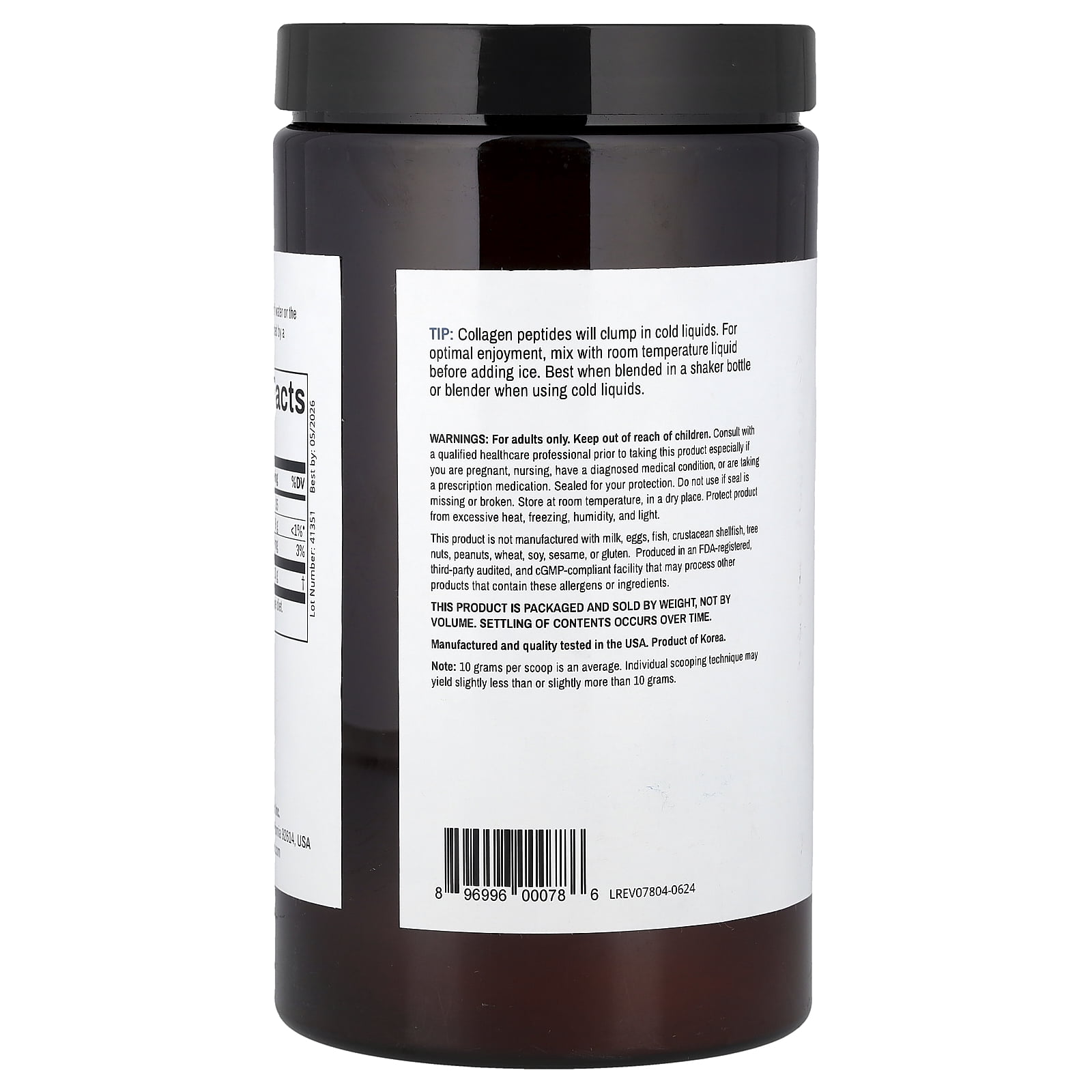 Advance Physician Formulas Collagen Peptides, 12.7 oz (360 g)