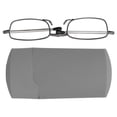 thumbnail image 1 of Gafas de lectura con bloqueo de luz azul, modernas y plegables para presbicia para personas mayores (+300 cuadrados grises), 1 of 14