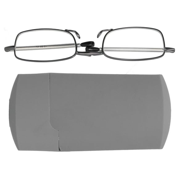 Gafas de lectura Nikou bloqueo de luz azul presbicia +250 cuadrados gris