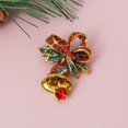 thumbnail image 4 of 1 broche navideño vintage con diamantes de imitación, regalo de Navidad para mujer y niña., 4 of 4