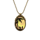thumbnail image 1 of Coconut Tree Beach flor ilustración Collar Colgante Vintage de bronce antiguo de joyeria de lujo de regalo Unbranded M, 1 of 3
