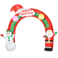 thumbnail image 1 of HOMCOM 9ft Giant Christmas Inflatables Archway with Santa for Yard, 1 of 10