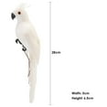 thumbnail image 2 of PENGXIANG Foam Feather Artificial Parrot Imitation Bird Model Home Ornament (Green), 2 of 9