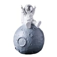 thumbnail image 1 of Juguete de astronauta con Planet Coin Bank Estatua Ahorro de dinero Espacio Tema Decoración Astronauta Adorno temático Astronauta para sala de estar Gris Baoblaze Hucha, 1 of 8