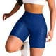 thumbnail image 1 of Gibobby Shorts Gym Mujer Pantalones de yoga para mujer Pantalones de entrenamiento de cintura alta Pantalones cortos deportivos casuales(Azul, S), 1 of 4