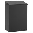 thumbnail image 1 of Qualarc Allux 100 Wall or Post Mount Top Load Galvanized Steel Mailbox in Black, 1 of 1