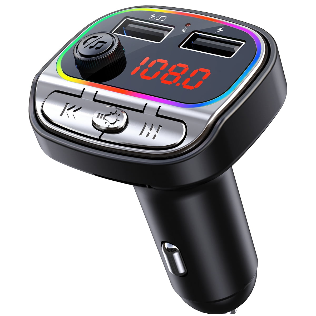 Wireless Bluetooth Car Smart FM Transmitter Radio Adapter USB Charger MP3 Player 