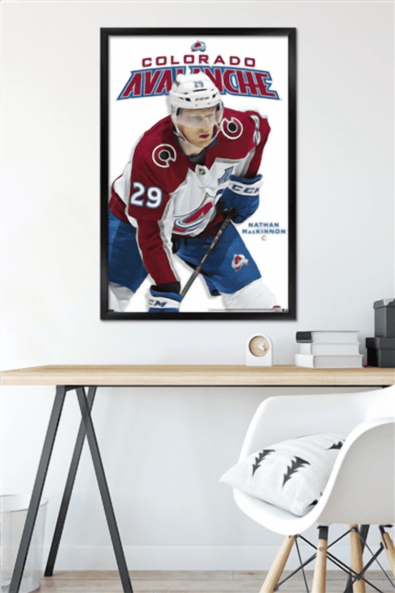 NHL Colorado Avalanche - Nathan MacKinnon Feature Series 23 Wall Poster, 22.375" x 34" Framed