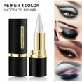 thumbnail image 4 of Gel Eyeliner Pencil, Eyeliner Cream Gel Eyeliner Pencil, Long Wear Crayon Eye Liner Waterproof Smudge Proof, Cat Eye Black Smokey Eye Liners, Long Lasting Create Statement Eye Look (Brown), 4 of 7