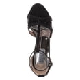 thumbnail image 6 of Badgley Mischka Kayla Heel Dress Sandals, Black, Size: 1, 6 of 6