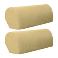 thumbnail image 2 of 6 Piezas Funda Para Reposabrazos Sofá De Tela Elástica Protectores Para Brazos Sofá Antideslizante Reposabrazos Funda Beige, 2 of 7