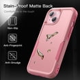thumbnail image 6 of JETech Case for iPhone 15 6.1-Inch, Heavy Duty Dual-Layer Rugged Protection, Shockproof Protective Tough Phone Cover with Matte Back (Pink), 6 of 6