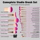 thumbnail image 2 of 26pcs Makeup Brush Set Professional Kabuki Full Face Contour Brush Set Pink Complete Vegan Brush Kit, Soft Make Pretty Cute Rose Gold Cosmetic brush P, 2 of 4