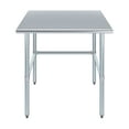 thumbnail image 2 of AmGood 30 in. x 36 in. Open Base Stainless Steel Work Table | Residential & Commercial, 2 of 9