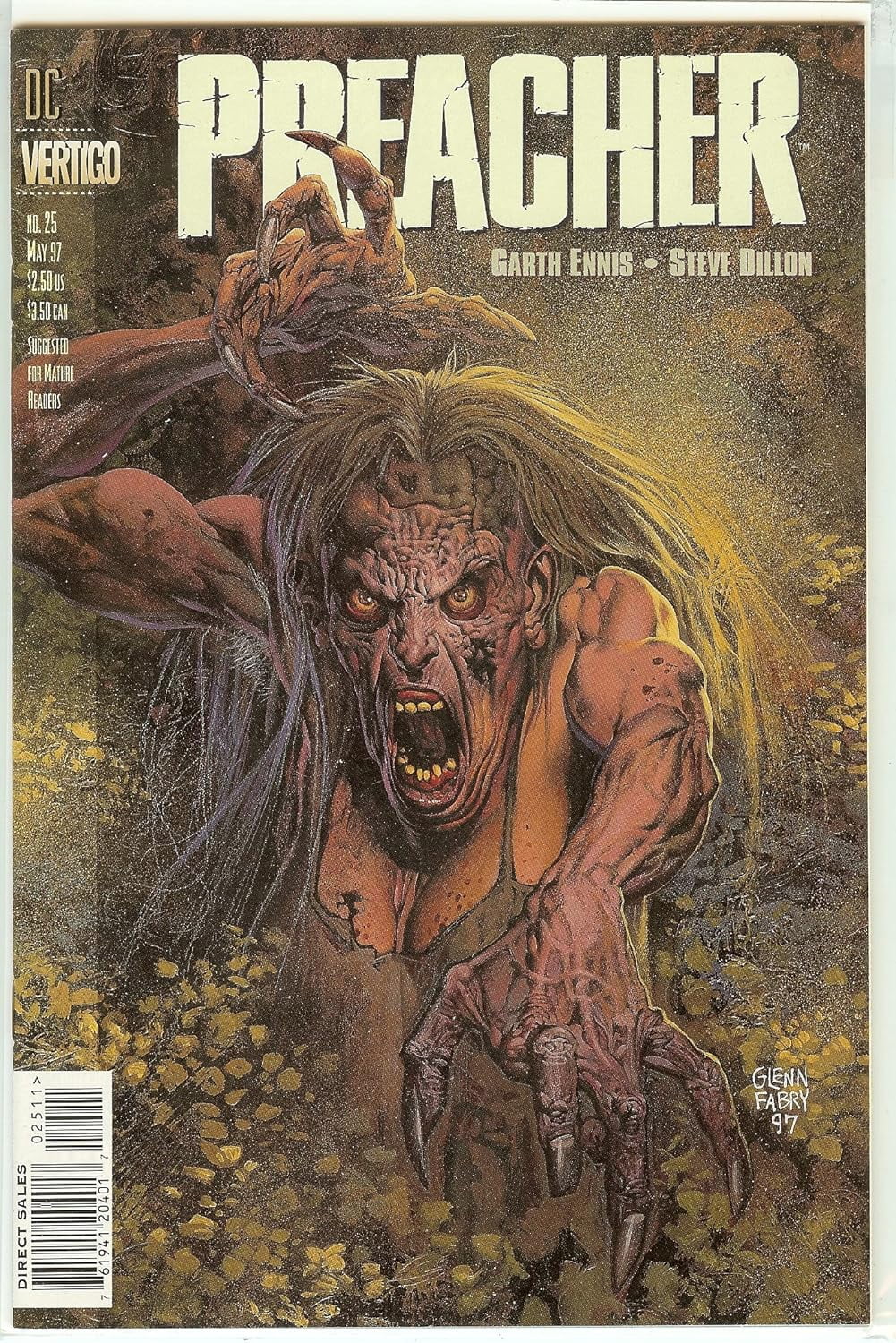 Preacher Garth Ennis NM #25