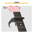 thumbnail image 6 of Tcbosik Acoustic Guitar with Bag and Strap for Beginner Adult, 41 inch Guitar Starter Kit with Capo, String, Tuner and Wrench, Pink, 6 of 10