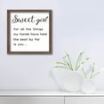 thumbnail image 6 of Sweet Girl Art Sign Solid Wood Bedroom Sign with Arylic Layer 7x7 Inch Large Hangable Wooden Frame for Living Room Decor, 6 of 9