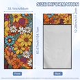 thumbnail image 3 of FOR U DESIGNS Floral Print Car Seat Towel Covers Portable Washable Car Towel Seat Cover with Seat Absorption Athletic Outdoor Sport Running Towel, 3 of 7