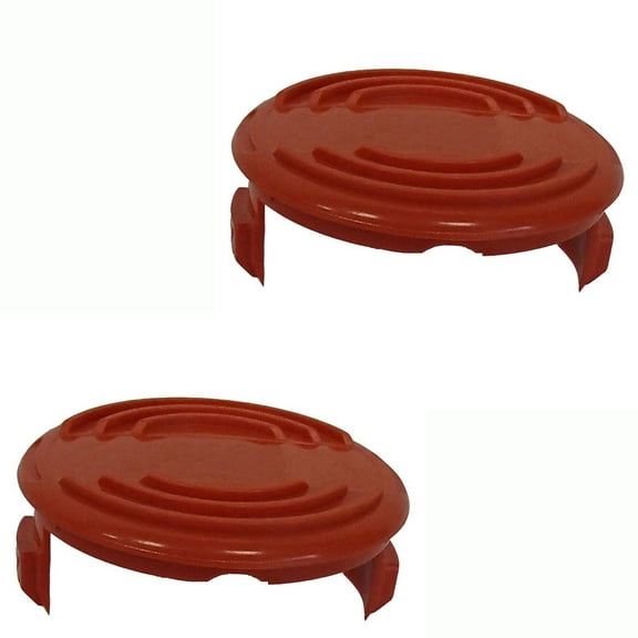 RAParts Set of 2 Trimmer Head Spool Cap Covers 510418303 Fits Black & Decker Trimmers