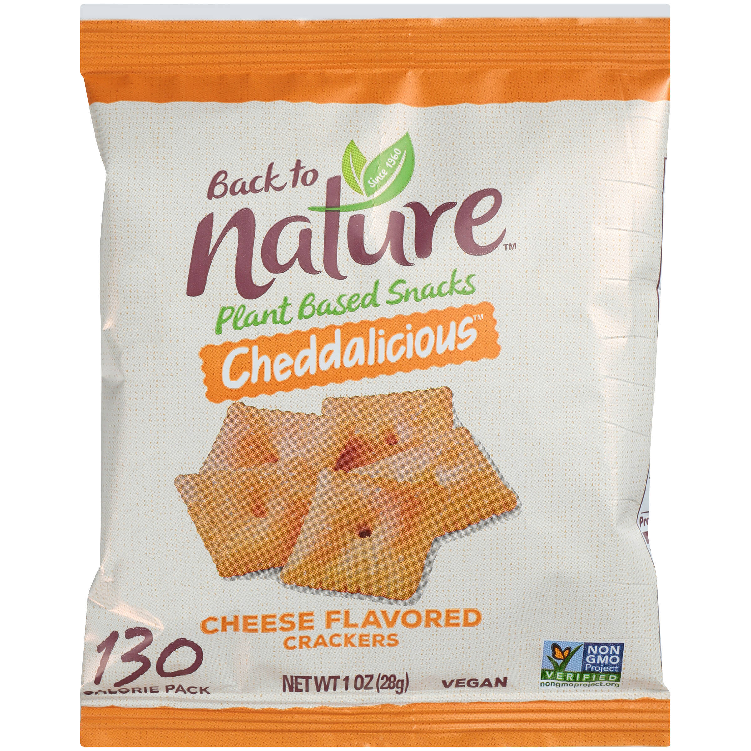 Back to Nature™ Cheddalicious™ Cheese Flavored Crackers 1 oz. Pouch