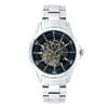 Elgin Adult Male Analog Wristwatch in Silver with Full Skeleton Dial (FG8030)