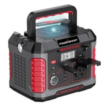 PowerSmart 500W(Peak 1000W ) Lithium-Ion Generator Portable Power Station for Camping Outdoor Use, Solar Panel Not Included