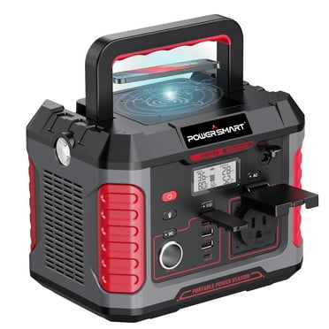 PowerSmart 500W(Peak 1000W ) Lithium-Ion Generator Portable Power Station for Camping Outdoor Use, Solar Panel Not Included