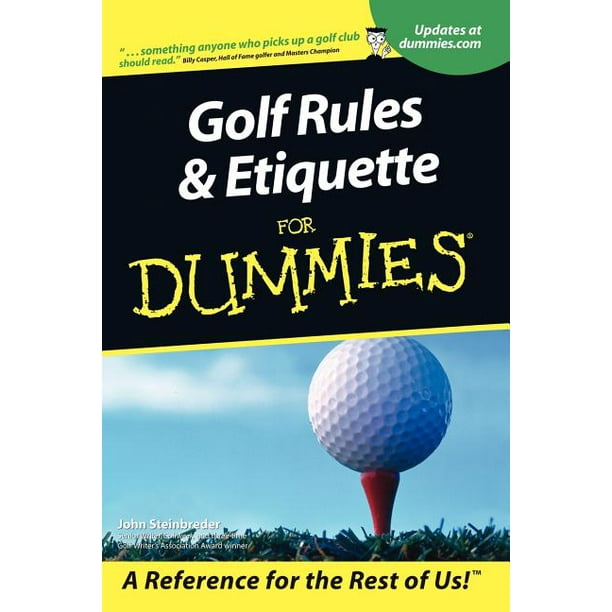 For Dummies Golf Rules and Etiquette for Dummies (Paperback)