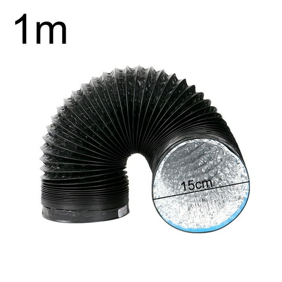 MYG Flexible PVC Aluminum Foil Ventilation Pipe Kitchen Exhaust Hose Exhaust Duct