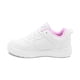 thumbnail image 5 of Tenis escolar Coqueta para niña sintético blanco con detalles en rosa, 5 of 5