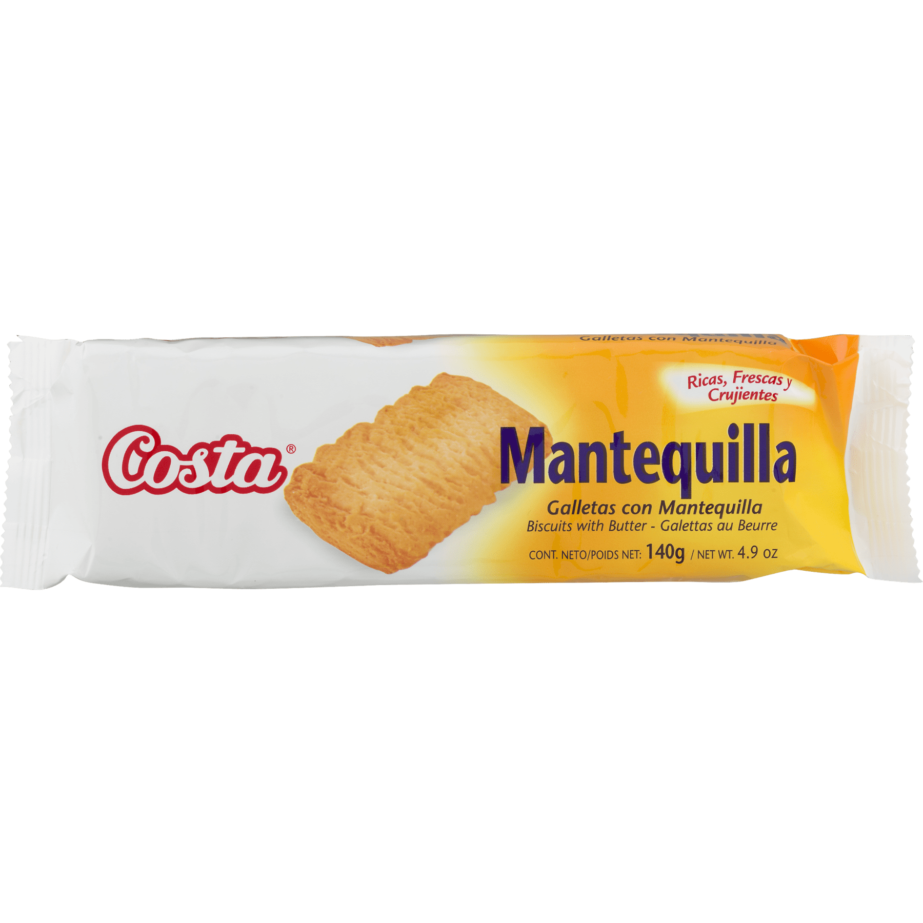 Costa, Butter Biscuits/Galletas de Mantequilla, 4.9 oz/140gr