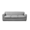 thumbnail image 2 of SureFit  Ultimate Stretch Leather 4 Piece Sofa Slipcover Light Pebbled Gray, 2 of 2