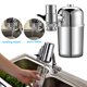 thumbnail image 5 of Filtro de agua para grifo, cromado, vertical, grifo con filtro de agua para cocina y baño, se adapta a grifos estándar, fácil instalación, no se requieren herramientas, 5 of 8