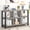 Light Grey, variant on FOLUBAN Industrial Horizontal Bookshelf, 6 Cube Storage Organizer with Shelf, Wood and Metal Cubby Bookcase for Living Room Bedroom, Rustic , 47 Inch