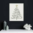 thumbnail image 4 of Nawypu  Christmas Trees Canvas Wall Art Print Set, Minimalist Holiday Home Décor, 4 of 4