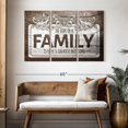 thumbnail image 3 of Elephant Stock Love Of A Family Quote Ii Wall Sign Wall Art - Horizontal Multi Panel Canvas - Living Room Wall Decor - Wall Signs Multi Panel - Brown And White Decor - 50" x 32", 3 of 8