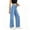 Light Blue, variant on POROPL Womens Jeans,Stretchy Denim Baggy Wide Leg Jeans High Waisted Pants