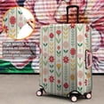 thumbnail image 4 of Pioneer Flower Floral Print Pattern Luggage Cover Fashion Suitcase Cover Baggage Covers Fit 25-28 Inch Luggage (Go Travel), 4 of 5