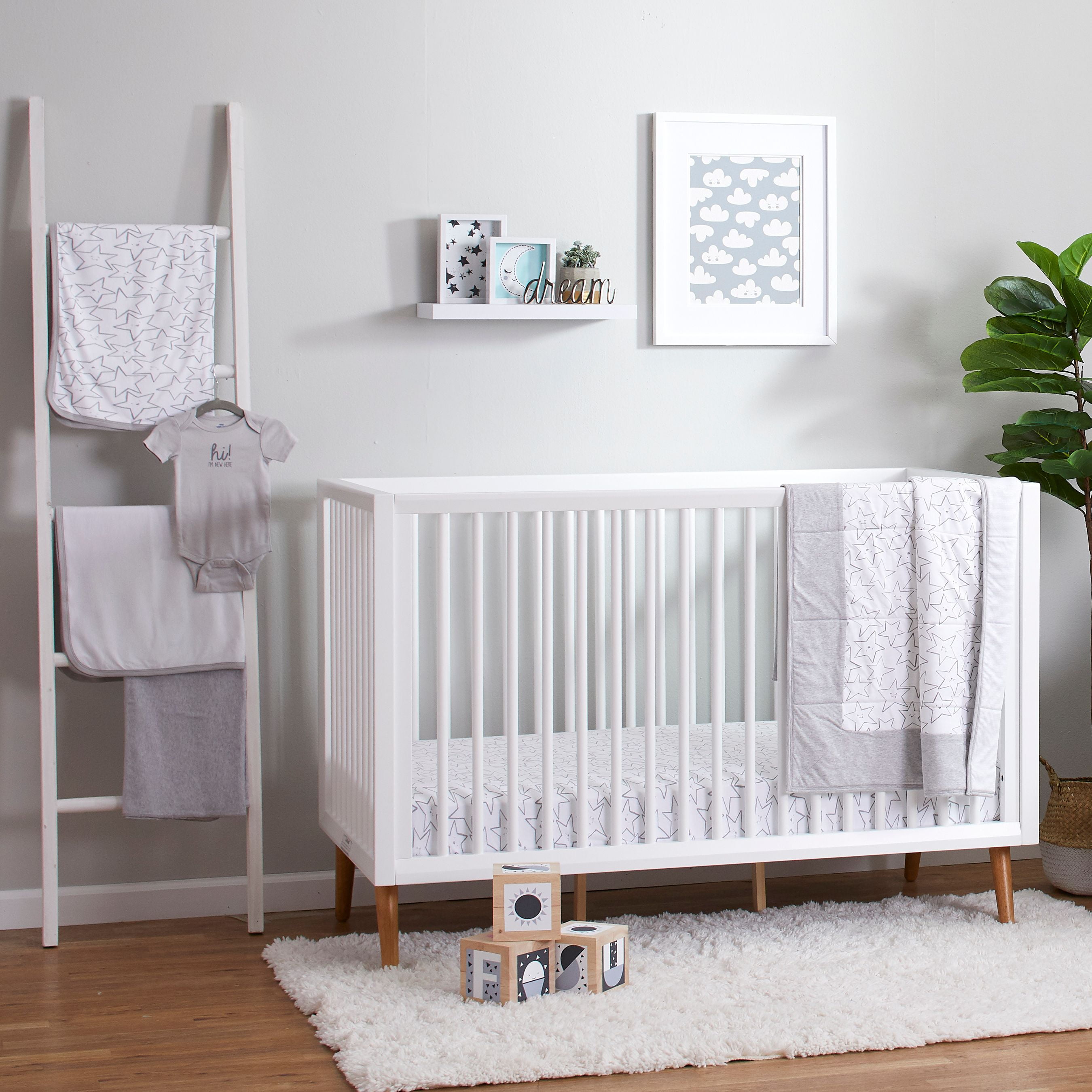 Little Star 100% Organic Cotton 2 Pack Baby Receiving Blanket