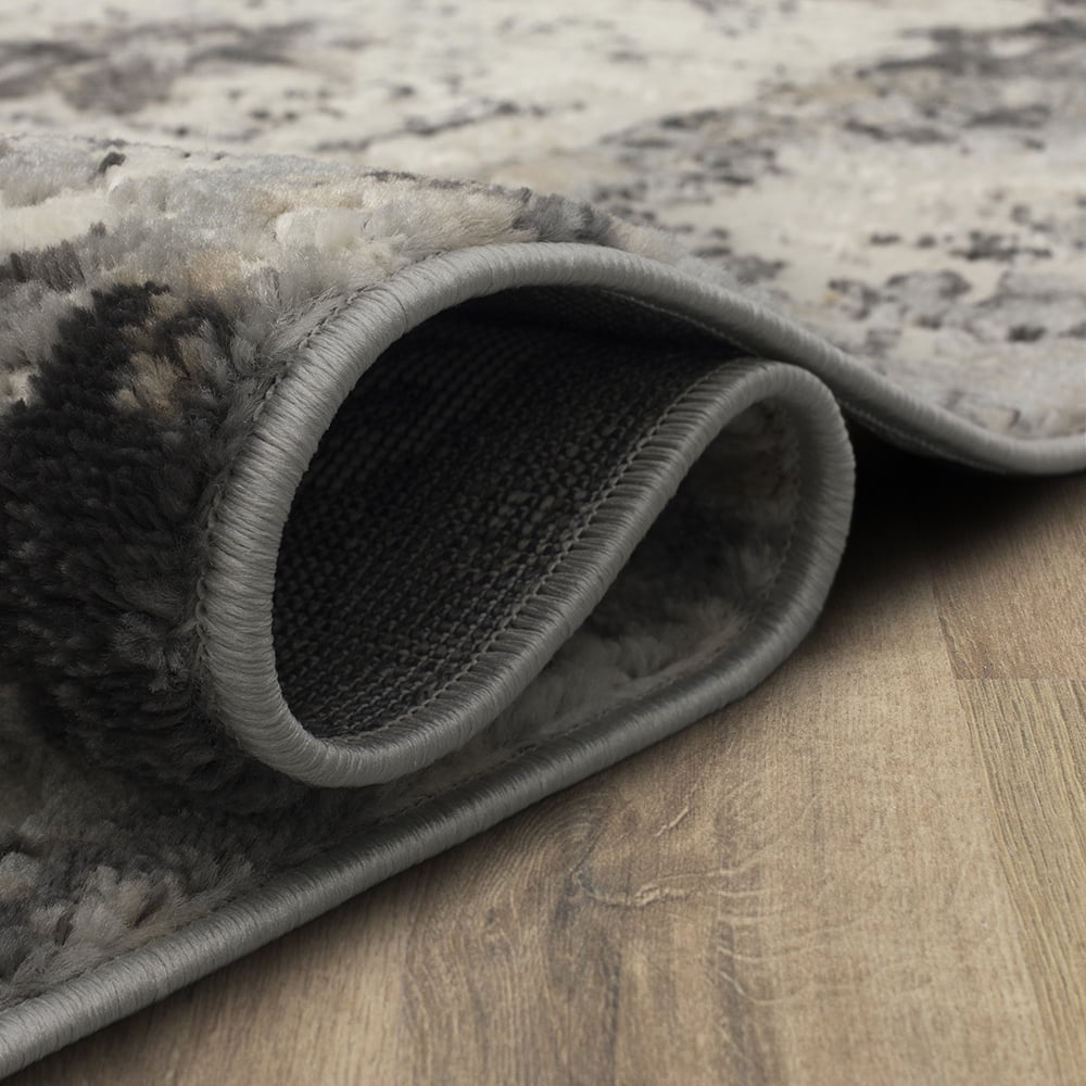 Mohawk Home Demeter Indoor Woven Runner Rug, Light Grey, 2' x 8'
