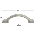 thumbnail image 4 of GlideRite 3 in. Center-Center Arched Square Cabinet Pull, Graphite Gray - 4355, 10 Pack, 4 of 4