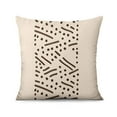 thumbnail image 3 of Bohemian Black and White Geometric Lines Throw Pillow Covers 20"x20", Set Of 4, Linen Study Sofa Cushion Cover Indoor Living Room Home Decor, 3 of 7