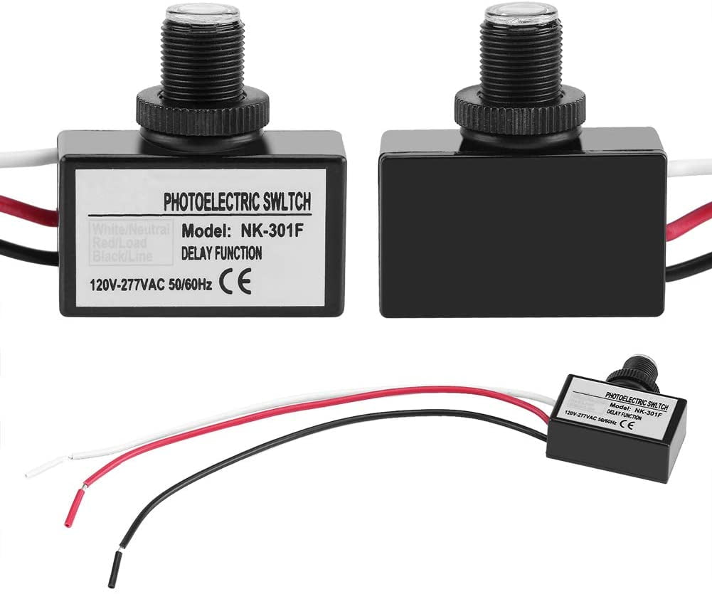 120-277V Dusk to Dawn Sensor Photoelectric Switch Light Photocell Sensor  Lighting Switch - Walmart.com