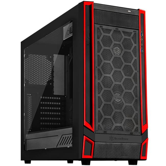 Silver Stone Technologies RL05BBW ATX Gaming Computer Case Black