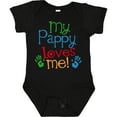 thumbnail image 3 of Inktastic My Pappy Loves Me Boys or Girls Baby Bodysuit, 3 of 5