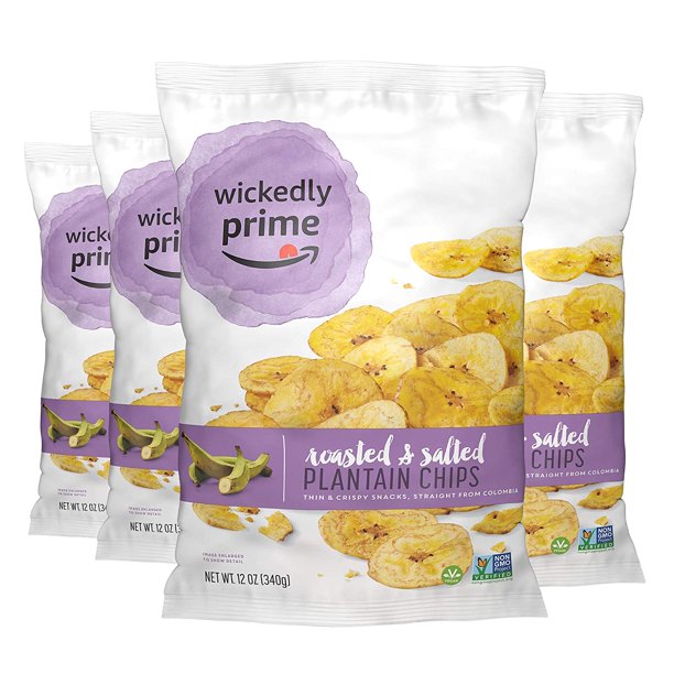 Wickedly Prime Plantain Chips Roasted Salted 12 Ounce Pack Of 4 Walmart Com Walmart Com Wickedly Prime Plantain Chips Roasted Salted 12 Ounce Pack Of 4 Walmart Com Walmart Com