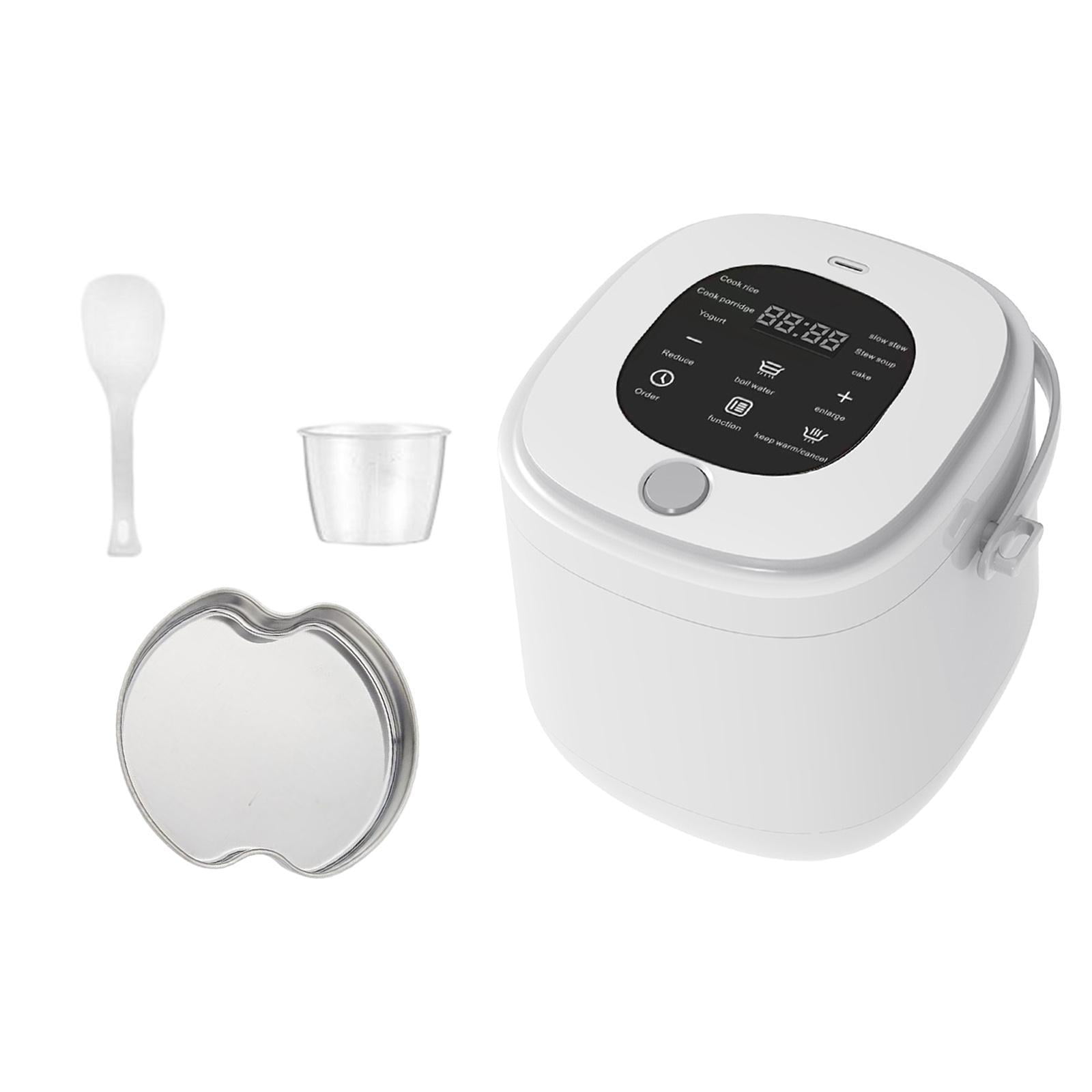 Tnarru Portable Car 2L Electric Rice Cooker Food Steamer Professional Mini Multipurpose Leakproof for Soup Porridge Rice Cooking Pot 12V Car