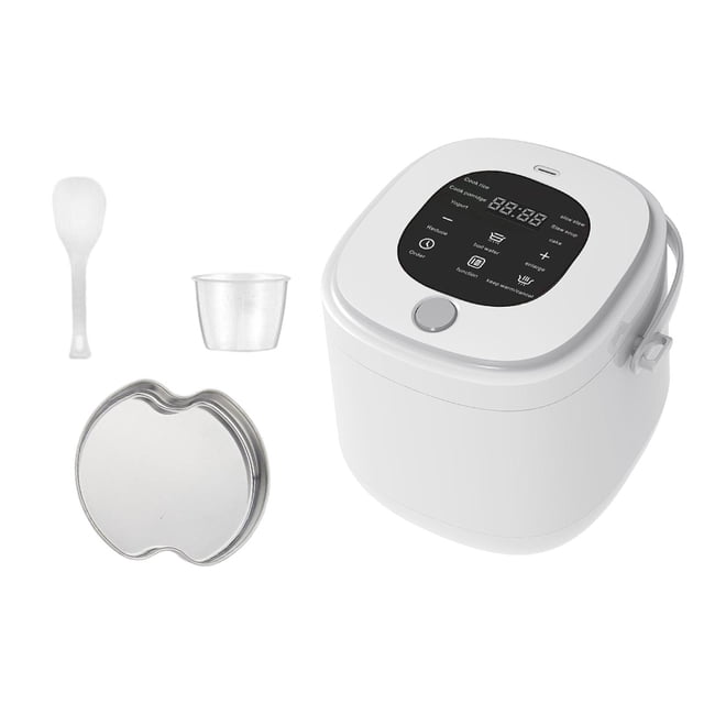 Tnarru Portable Car 2L Electric Rice Cooker Food Steamer Professional Mini Multipurpose Leakproof for Soup Porridge Rice Cooking Pot 12V Car